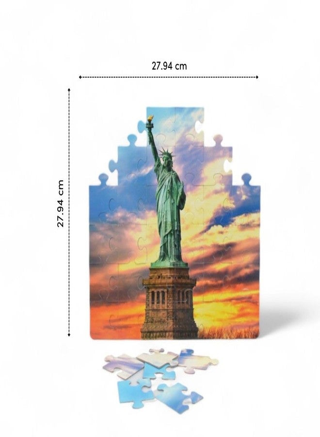 Mittimate World Statue of Liberty Jigsaw Puzzle Game for Kids Age 4 to 6 Old I 36 Pieces Puzzle Toy I Birthday Gift for Children - Image 5